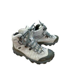 Oboz Bridger Hiking Boots High Top Sz 6 Womens Good Waterproof Condition Size 6